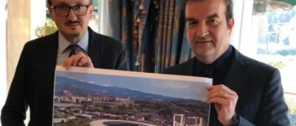 COSENZA CALCIO | Il sindaco Occhiuto sogna la Serie A e lancia il nuovo stadio