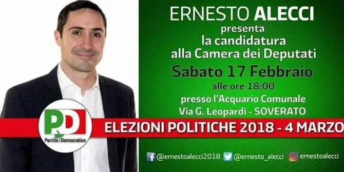 Verso le elezioni, Alecci incontra gli elettori a Soverato