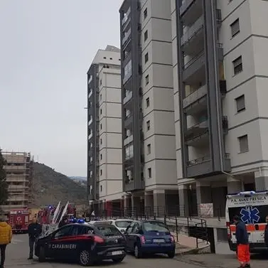 Appartamento in fiamme in Via Popilia a Cosenza