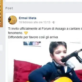 È calabrese il piccolo fenomeno che spopola sul web con la canzone vincitrice di Sanremo (VIDEO)