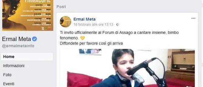 È calabrese il piccolo fenomeno che spopola sul web con la canzone vincitrice di Sanremo (VIDEO)