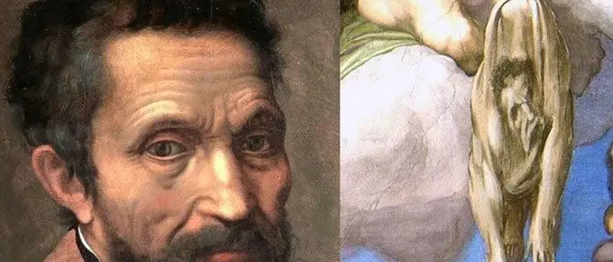 Fu un medico calabrese a scoprire l’autoritratto di Michelangelo nel Giudizio universale