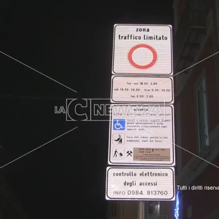 Ztl a Cosenza, niente multe fino al 31 marzo