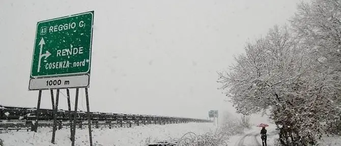 Maltempo, in arrivo gelo e neve