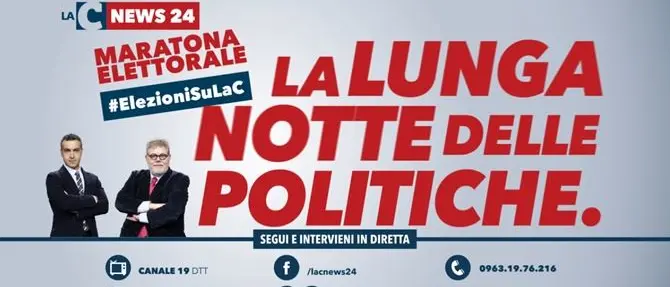 POLITICHE 2018 | La maratona elettorale su LaC Tv (VIDEO)