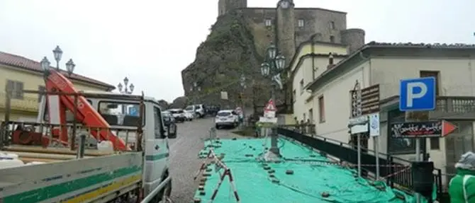 Frana di Oriolo, Prociv: «Situazione delicata, occorre intervenire con urgenza»