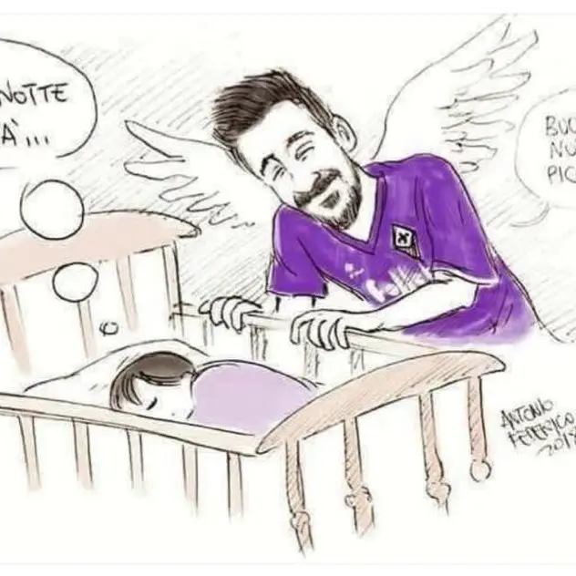 MORTE ASTORI | L'addio in una vignetta “virale” del calabrese Antonio Federico