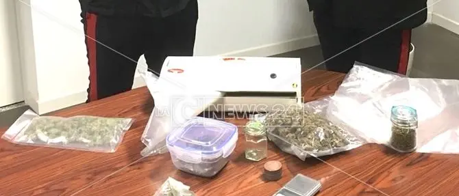 Hashish e marijuana in casa, arrestati due studenti universitari