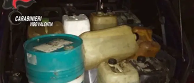 Rubano oltre 4000 litri di carburante, 4 arresti a San Calogero
