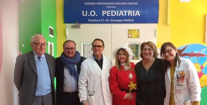 Catanzaro, il “dono” di Aurora al reparto di Pediatria del Pugliese