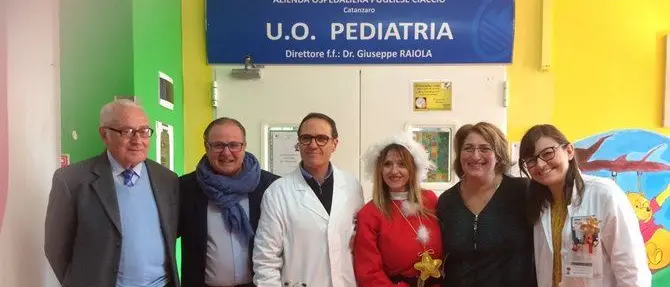 Catanzaro, il “dono” di Aurora al reparto di Pediatria del Pugliese