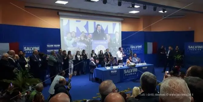 Salvini a Rosarno: «I primi razzisti sono di sinistra perchè vogliono schiavi» (VIDEO)