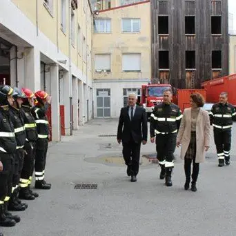 Catanzaro, il prefetto in visita al comando dei vigili del fuoco