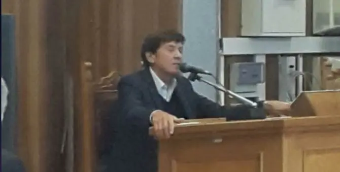 Gianni Morandi depone in Tribunale a Cosenza