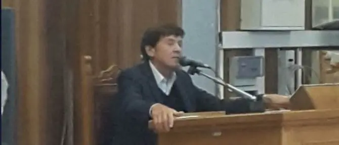 Gianni Morandi depone in Tribunale a Cosenza