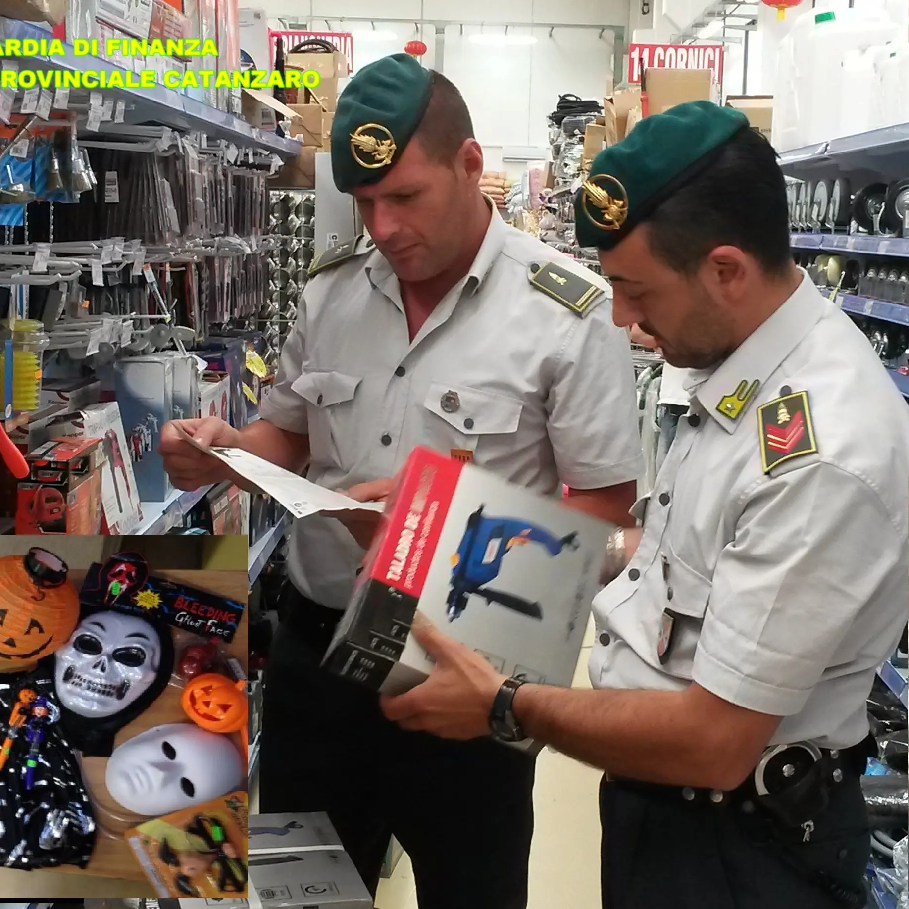 Lamezia, sequestrati oltre 45mila articoli di halloween illegali