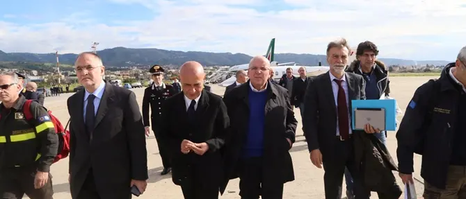 Delrio nelle zone colpite dal maltempo VIDEO