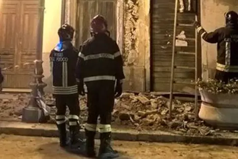 Crollo abitazione a Lamezia Terme , ANSA