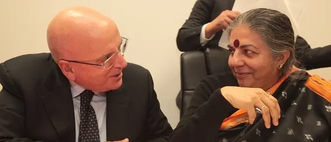 Dieta mediterranea: Oliverio incontra Vandana Shiva