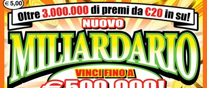 Reggio, trentenne vince mezzo milione di euro al Gratta e Vinci