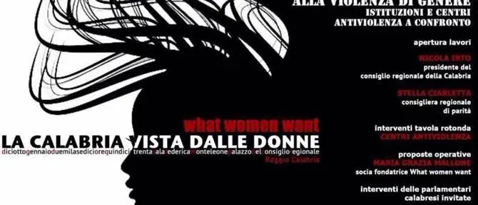 'La Calabria vista dalle donne', il convegno sul contrasto alla violenza di genere