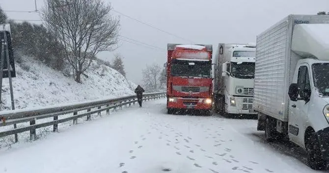 Calabria innevata: disagi alla viabilità FOTO