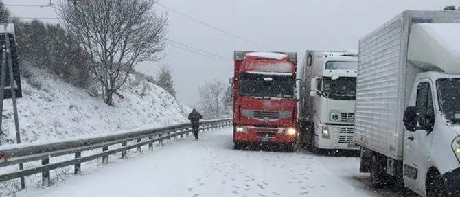 Calabria innevata: disagi alla viabilità FOTO