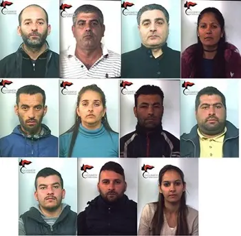 Associazione a delinquere, traffico di droga e furto: 11 arresti nel reggino