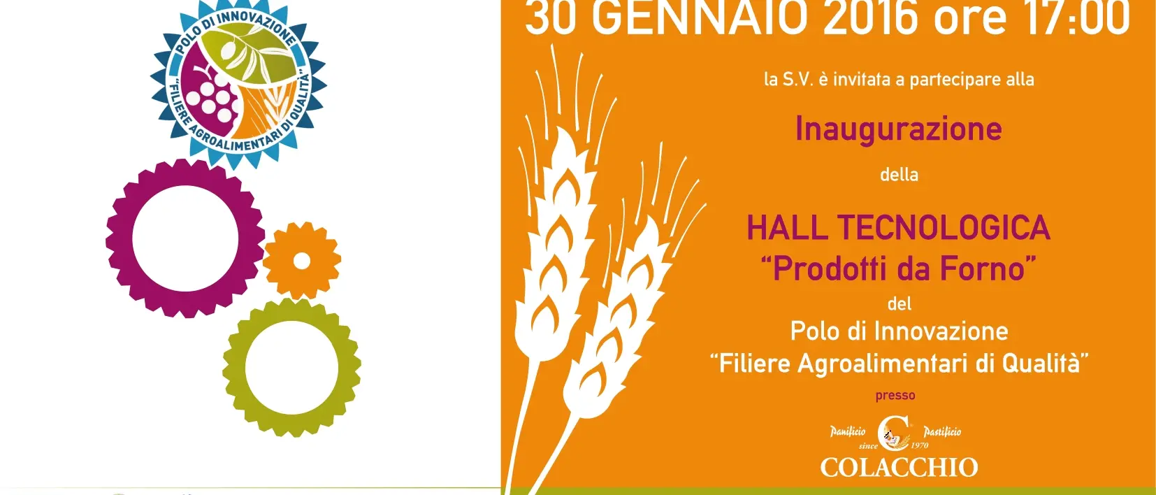 'Hall tecnologica prodotti da forno e paste alimentari', la presentazione presso 'Colacchio food srl' | VIDEO