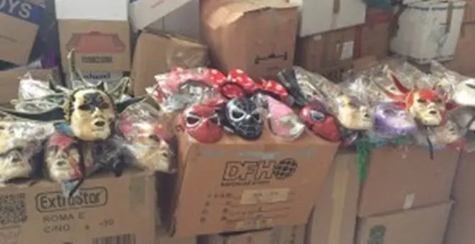 Sequestrati 500mila prodotti di carnevale nocivi per la salute -VIDEO