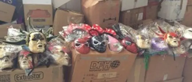 Sequestrati 500mila prodotti di carnevale nocivi per la salute -VIDEO