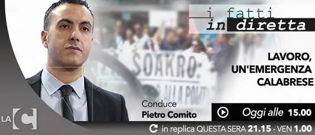 I fatti in diretta - 'Lavoro, un'emergenza calabrese' - VIDEO