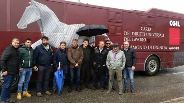 A Catanzaro il pullman dei diritti del lavoro , ANSA