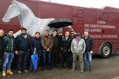 A Catanzaro il pullman dei diritti del lavoro , ANSA