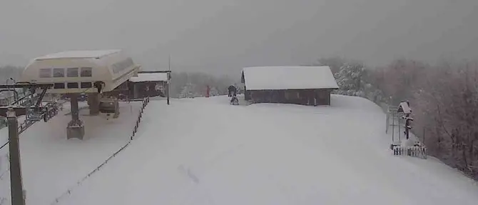 Continua l’ondata di maltempo. La Sila si tinge di bianco