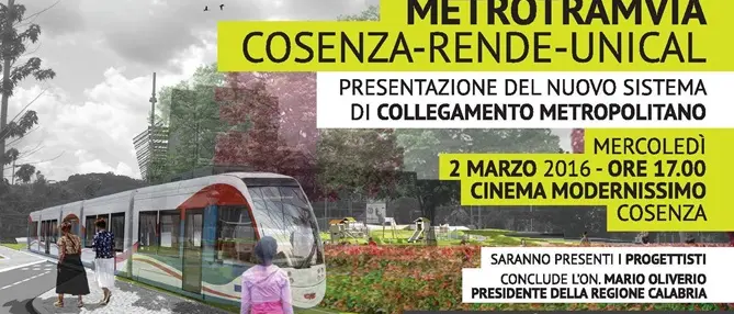 Metro-Tramvia, a Rende polemiche in consiglio comunale