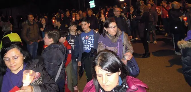 A Nocera la II edizione della fiaccolata in onore della Madonna Addolorata