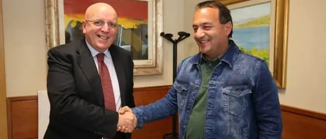Il presidente Oliverio ha incontrato il sindaco di Riace Domenico Lucano