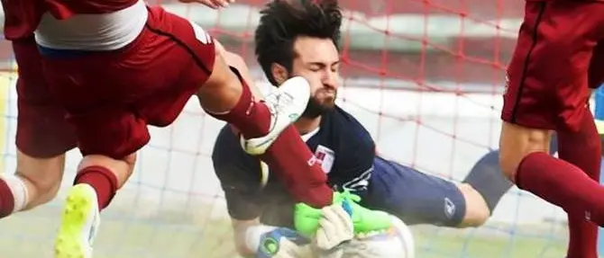 Vibonese-Reggio, il gol irregolare FOTO