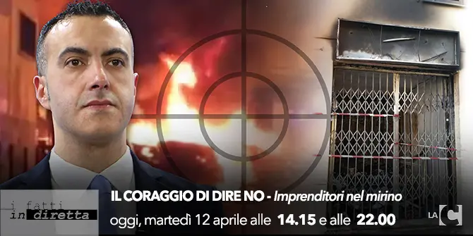 I fatti in diretta - 'Il coraggio di dire no, imprenditori nel mirino'