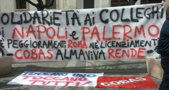 Almaviva Contact, a Rende precari\u00A0in cerca di risposte: a luglio finisce la cassa integrazione, la Regione tace\n