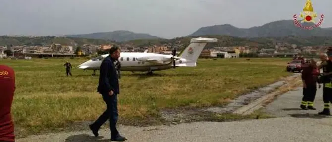 Reggio: jet esce fuori pista, illesi i passeggeri