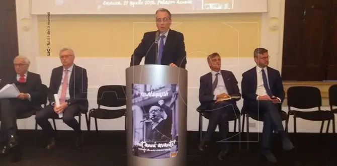 Cosenza, al via le celebrazioni per il centenario della nascita di Giacomo Mancini FOTO