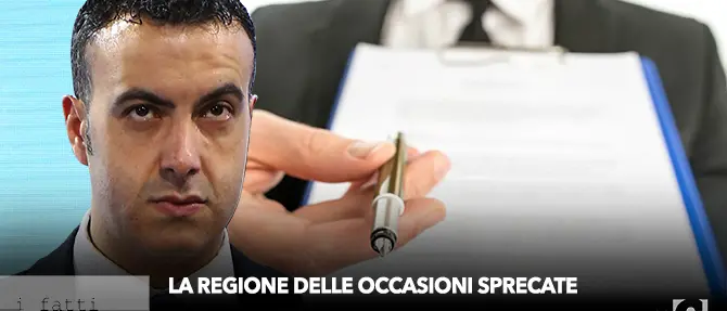I fatti in diretta – ‘La regione delle occasioni sprecate’ LIVE
