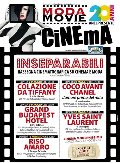 Cosenza, si arricchisce il programma di Moda Movie 2016