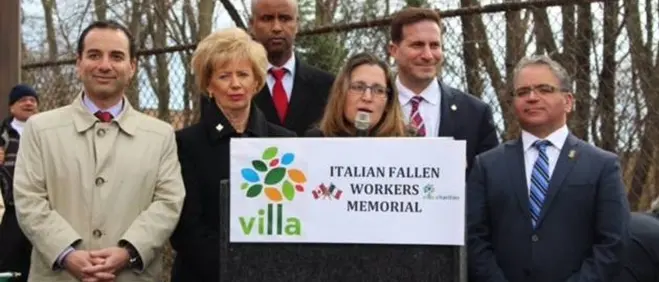 Il Canada omaggia le morti bianche italo-canadesi