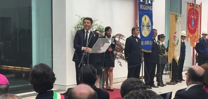 Il premier Renzi a Reggio Calabria