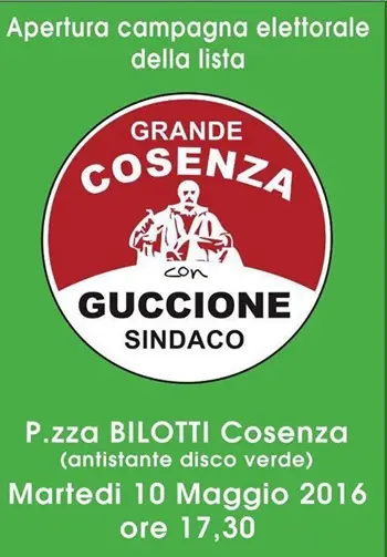 Amministrative Cosenza, oggi la presentazione della lista ‘Grande Cosenza’