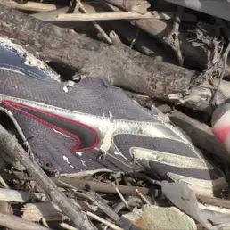 La spiaggia - discarica di Ginepri FOTO