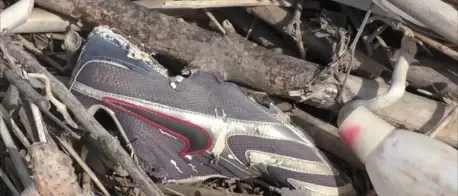 La spiaggia - discarica di Ginepri FOTO